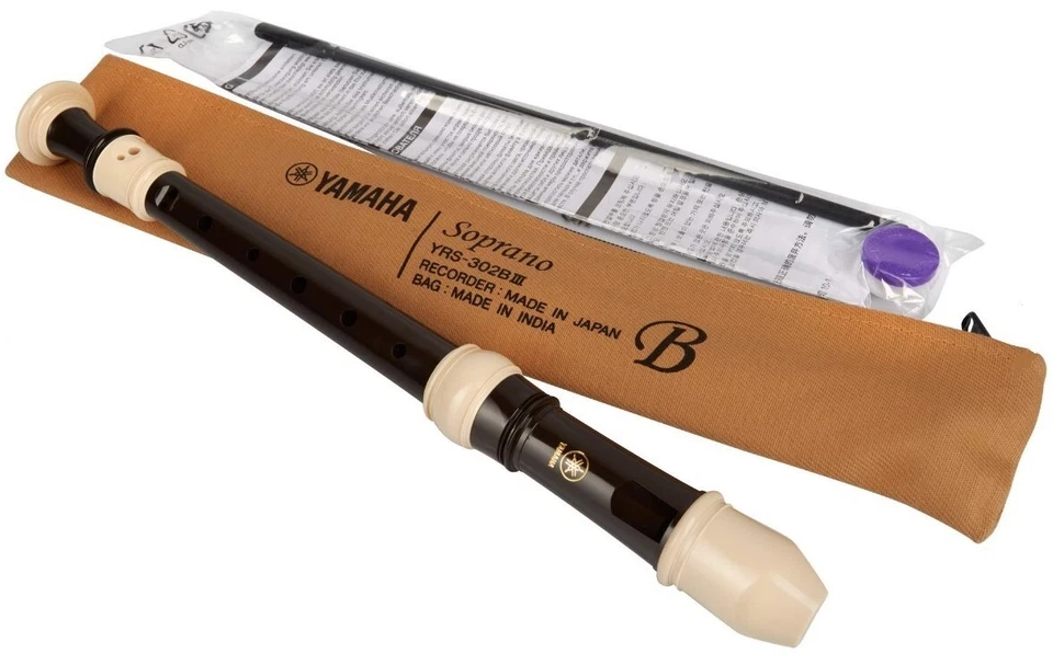 Yamaha YRS 302B Baroque Fingering C Soprano Recorder - Image 1 of 1