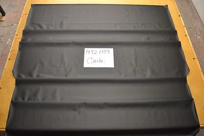 1972 72 1973 73 1974 74 PLYMOUTH CUDA BARRACUDA BLACK PERFORATED HEADLINER 4 BOW - Image 1 of 2