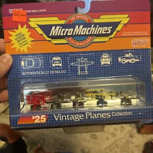 Vintage Galoob Micro Machines #25 Vintage Planes Collection 6400 (1980's) - Picture 1 of 3