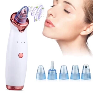 Electric Rechargeable Blackhead Remover Pore Vacuum Suction Face Deep Cleaner - Picture 1 of 10
