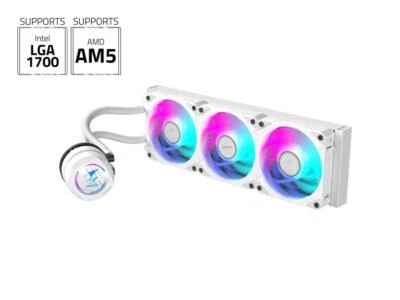 AORUS WATERFORCE II 360 ICE Liquid CPU Cooler, 360mm Radiator with 3x120mm low n - Image 1 of 4