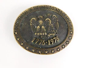 Vintage Bicentennial of the USA Double Eagle Commemorative Edition Belt Buckle - Picture 1 of 4