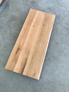Piano del tavolo piano rovere legno massello con bordo albero NUOVO tavolo tavola legno incollato - Foto 1 di 12