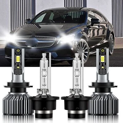 Para Mercedes-Benz CLS500 2005-2009 H7+D2S LED HID Faro CSP Bombilla Alta y Baja Foto 1 de 4