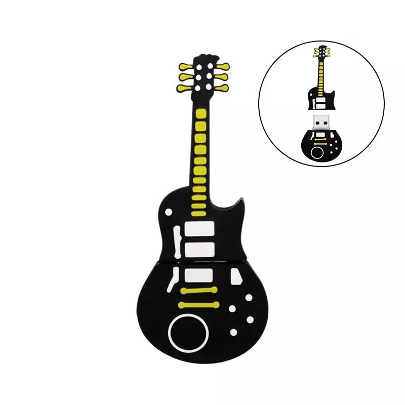 Pennetta USB 16 Gb CHIAVETTA A Forma Di Chitarra IDEA REGALO ''' - Immagine 1 di 1