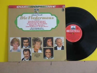 Johann Strauss - Die Fledermaus-HAND CLEANED & TESTED NEAR MINT LP QUADRAPHONIC - Image 1 of 2