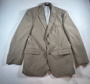Jos A Bank Mens Corduroy Blazer/Jacket light tan/beige Size 42R - Picture 1 of 12