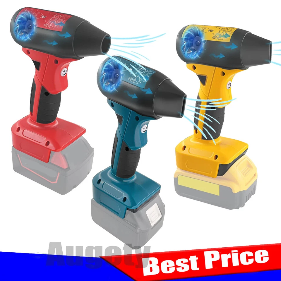 Soplador de hojas inalámbrico soplador de aire eléctrico para sitio de trabajo para Makita para batería Dewalt