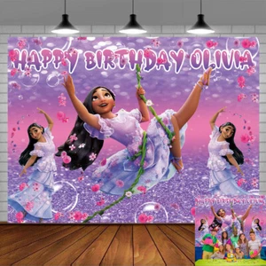 Isabella Encanto Personalised Custom Banner Backdrop Party Decor Birthday Gift - Picture 1 of 6