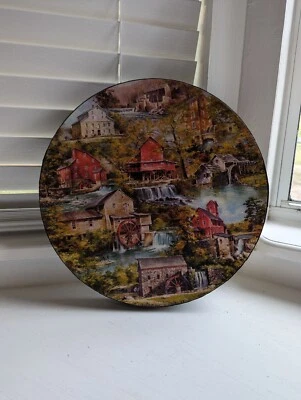 1972 Springbok GRIST MILLS Round Puzzle Asterio Pascolini PZL6043 COMPLETE - Image 1 of 4