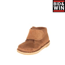 Oca-Loca Suede Leather Ankle Boots Size 22 Uk 5.5 Us 6.5 Round Toe