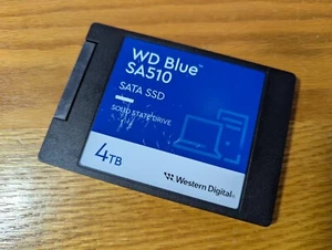 SSD interne WD 4 To bleu SA510 SATA III 2,5" WDS400T3B0A - 100% santé - Photo 1/7