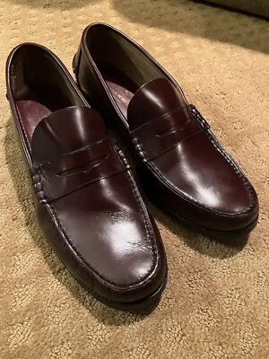 Mocasines Penny de cuero Oxblood de colección clásica. Hombre Talla 13 B. Hecho en España. Foto 1 de 4