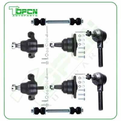 8 Ball Joints Tie Rods Sway Bars Fits Chevrolet Bel Air Biscayne Corvette Impala Foto 1 de 4