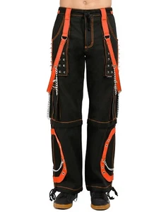 Herren Step Chain Hose orange Gothic Rock Hose - Bild 1 von 4
