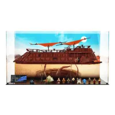 UNIQUEDISPLAY EINZIGARTIGE VITRINE Vitrine für Lego 75397 Jabbas Segelkahn