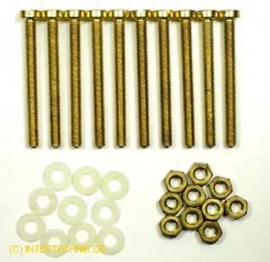 Mounting Kit / Dr For Coils M4 x50 10 St - Picture 1 of 2