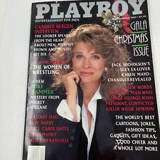 Playboy Magazine December 1989, Centerfold Petra Vericalk, Candice Bergen