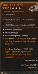 Diablo 4- 3 GA Ring - 925 Season 4 ps4,pc,xbox,ps5 d4 uber us gold - Picture 1 of 1