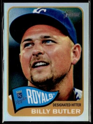 2014 Topps Heritage Billy Butler Chrome Refractors #/565 HS - Image 1 of 2