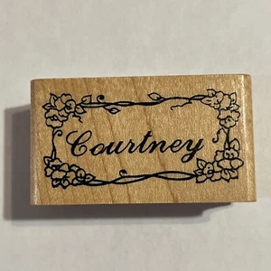 Stempel Courtney personalisiert Name 2,25x1,25 - Bild 1 von 7