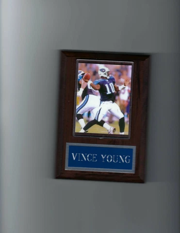 VINCE YOUNG PLAQUE TENESSEE TITANS FOOTBALL NFL Cover