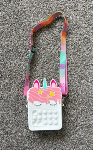 Adorable White Unicorn Push pop Purse for Girls - Fidget, Sensory  - Picture 1 of 6