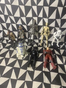 STAR WARS Mixed Figure Lot Of 8: Some Vintage & Some Modern : LUKE SKYWALKER - Picture 1 of 24
