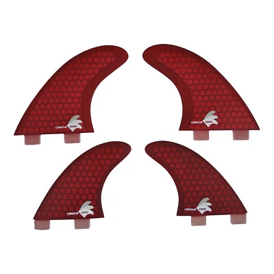 Surfboard Fins - Honeycomb 4 Fin Quad set (FCS compatible M5 G-X) - Image 1 of 4