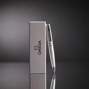 Orig. Omega Dark Side of the Moon White Kugelschreiber Schwarz Weiß Limited Edit - Picture 1 of 24