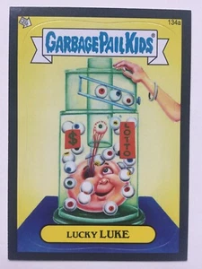 Garbage Pail Kids Topps Sticker Brand New Series 3 Lucky Luke 134a Black - Picture 1 of 2