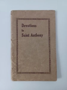 Devotions to Saint Anthony of Padua 1924 Pocket Size PB Franciscan Herald Press - Picture 1 of 13