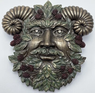 Krampus Greenman Colección Verano Placa Fantasía Diseñador Decoración Hombre Verde Foto 1 de 4