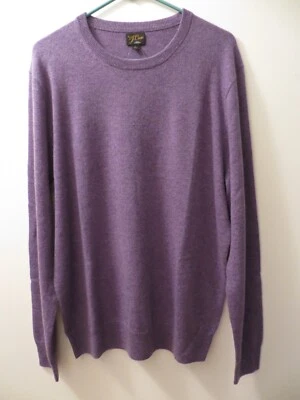 Suéter J.Crew Para Hombre Cachemira Cuello Redondo Brezo Glicinia Grande Foto 1 de 3
