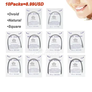 100 PIEZAS Dental Redondo Ortodoncia NITI Arco Alambre Super Elástico NITI Forma Ovoide - Imagen 1 de 25