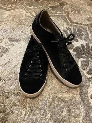 Zapatillas con cordones de terciopelo Cole Haan talla 8 negras Margo W09756 para mujer  Foto 1 de 4