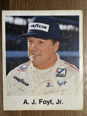 1984 Avalon Hill USAC Indy 500 Board Game Card, AJ Foyt - Image 1 of 2