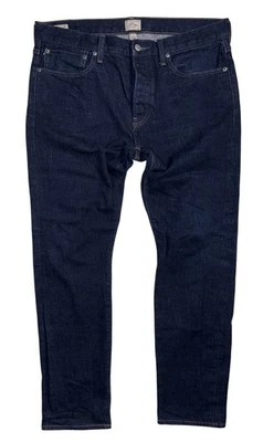 J CREW RE-IMAGINED SELVEDGE SLIM FIT 484 DEEP LAKE WASH 36 X 32 JEANS STRETCH - Image 1 of 4