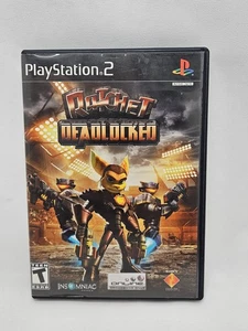 Ratchet Deadlocked Sony PlayStation 2 PS2 Black Label No Manual - Picture 1 of 2