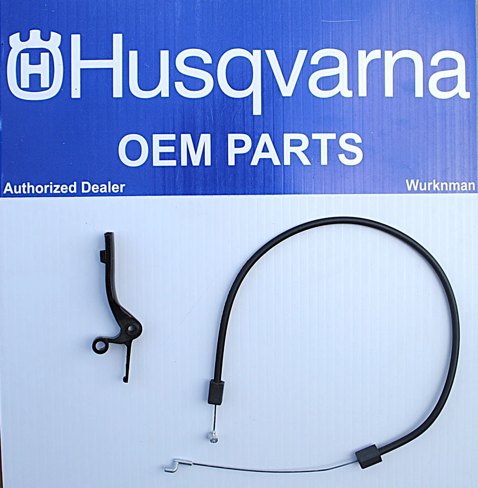 Genuine OEM Husqvarna 530071549 throttle cabe with trigger for Husqvarna Poulan - Image 1 of 1