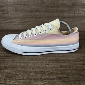 Scarpe da ginnastica Converse Chuck Taylor All Star basse tela arancione rosa giallo UK 8,5 - Foto 1 di 18