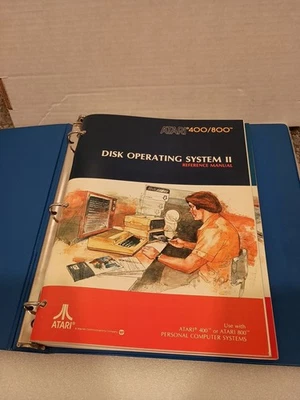 Atari 400/800 II Manuals - DOS II, Assembler Ed., Program-text, Macro Assembler - Image 1 of 4