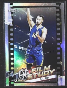 2023-24 Topps Chrome Stephen Curry Film Studio Rifrattore #FS-6 Warriors - Foto 1 di 2