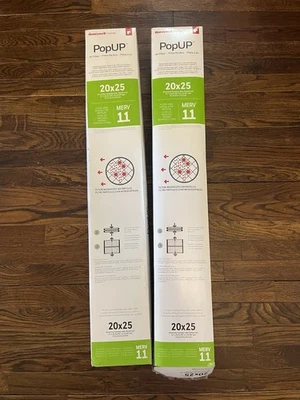Lote de 2 filtros de aire Honeywell PopUP 2200 20x25 MERV 11 Foto 1 de 4