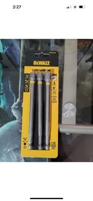 DEWALT 6-in. Magnetic Nut Driver Set, 3-piece: (1/4”- 5/16”- 3/8”) DWAFND3X6 New - Image 1 of 3