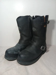 Botas de motocicleta Harley Davidson para hombre Jason punta de acero D93120 talla 11M Ariat T15 - Imagen 1 de 23