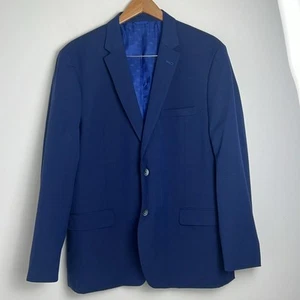 Ben Sherman The Original Blazer Sport Jacket Lined Blue 2-Button Career Size 46R - Picture 1 of 8