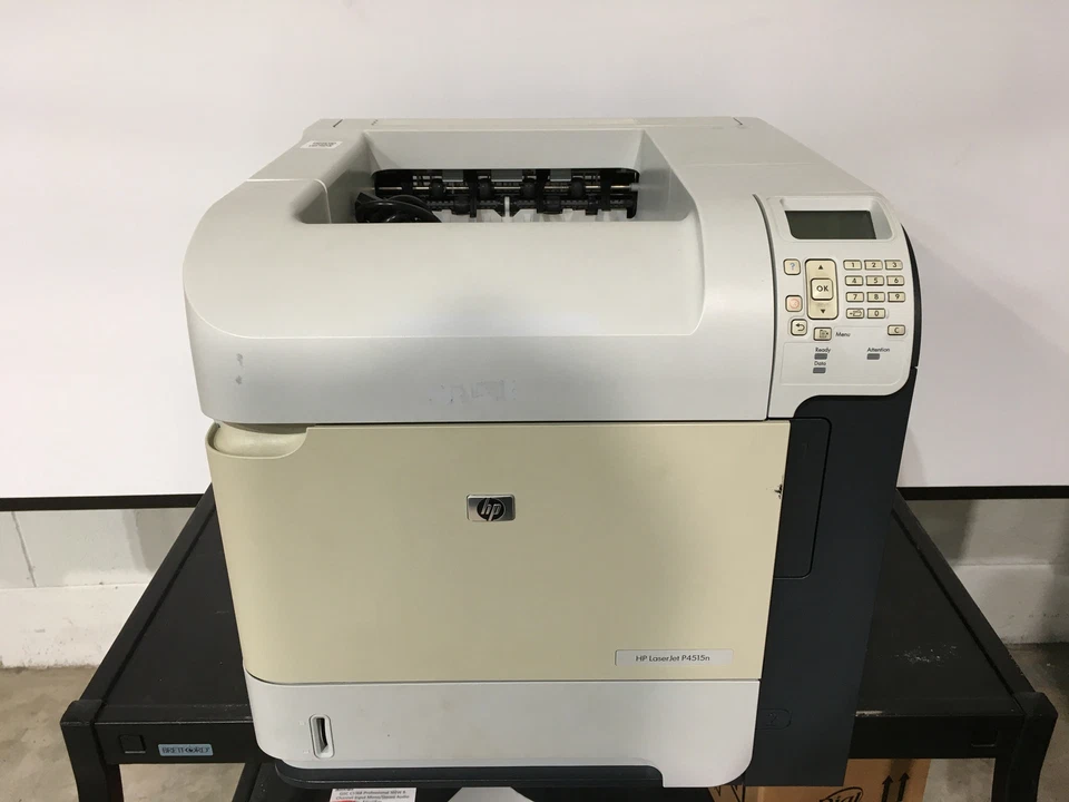 HP LaserJet P4515N Workgroup Printer 215k pgs 93% Toner And Auto Duplex Assembly - Image 1 of 4