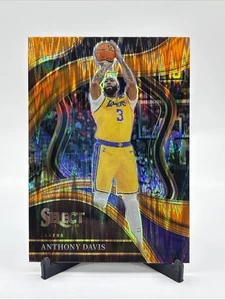 Anthony Davis 2023 Select Courtside Orange Flash Los Angeles Lakers Mavericks - Picture 1 of 2