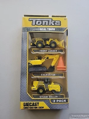 Tonka Diecast Construction Crew 3 Pack Built To Last 70th Anniversary - Image 1 of 4